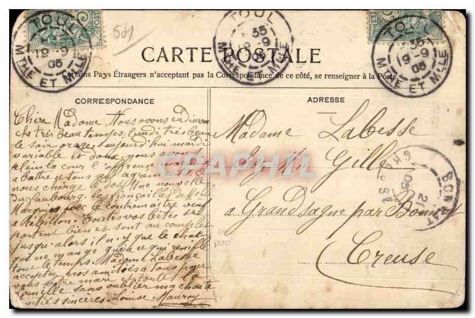 Toul - Vue Generale - CPA — Reverso