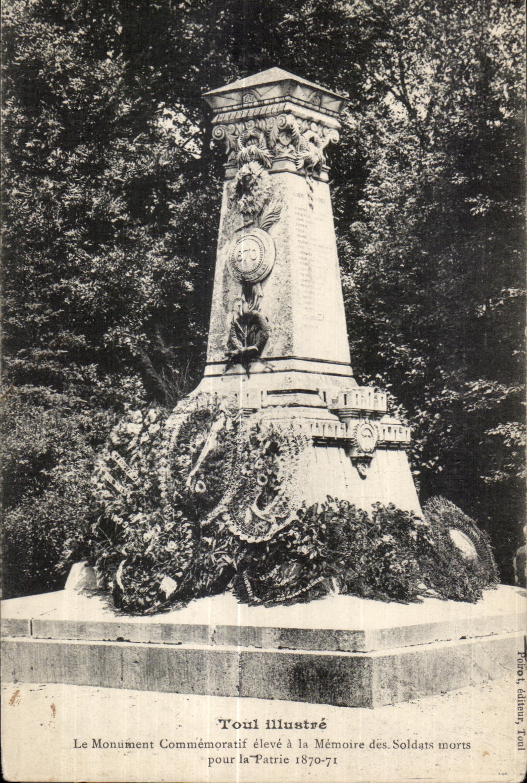 Toul - Le Monument Commemoratif pour les soldats morts pour la patrie 1870 1871 - CPA