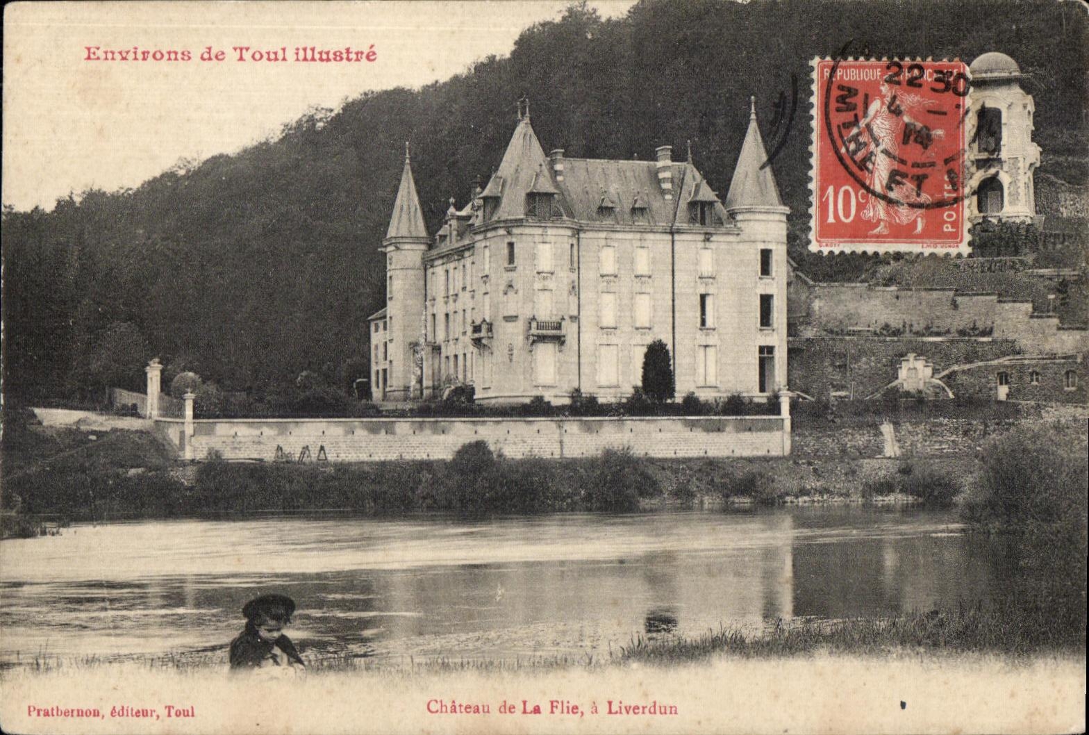 Château de La Flie, à Liverdun — Environs de Toul illustré — Pratbernon, éditeur, Toul