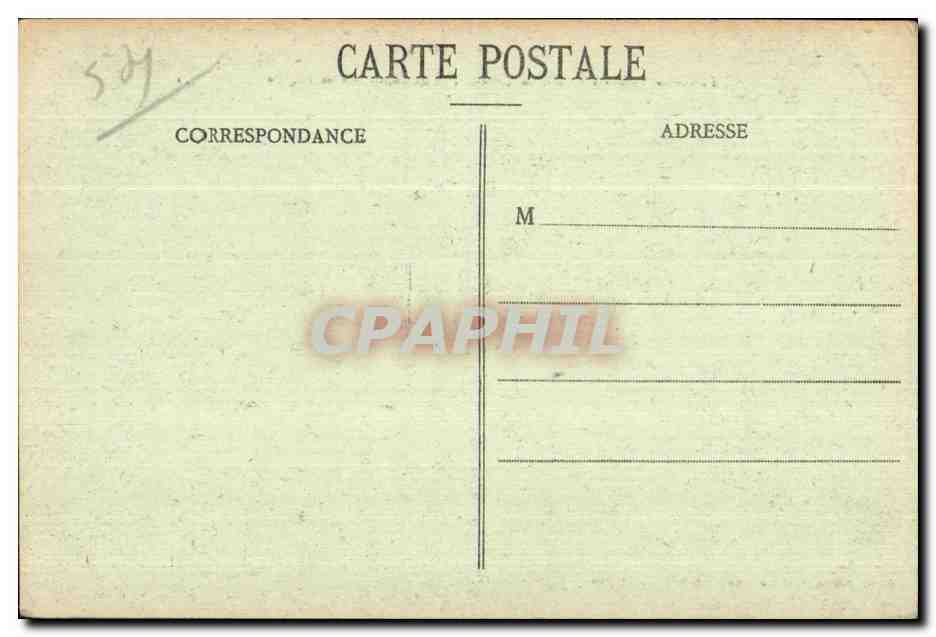 Fey-en-Haye — Un Coin du Cimetière et les décombres de l'Église — Roisain, éditeur, Pont-à-Mousson — Verso