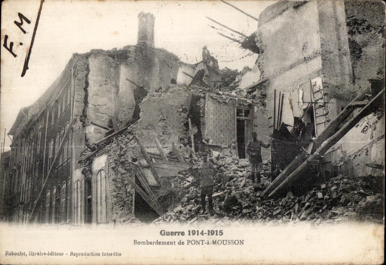 Pont a Mousson - Guerre 1914 1915 - CPA Militaria