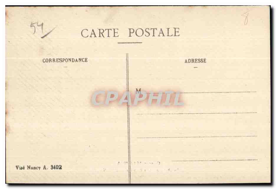 Pont a Mousson - Guerre 1914 1915 - - CPA Militaria — Rückseite