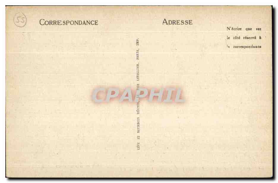 Bar-le-Duc — Le Temple Grec dans le Parc — Édition des Magasins Réunis — LL — Verso