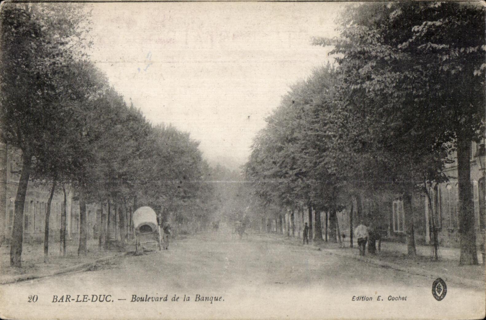 Bar-le-Duc — Boulevard de la Banque — Édition E. Coohat