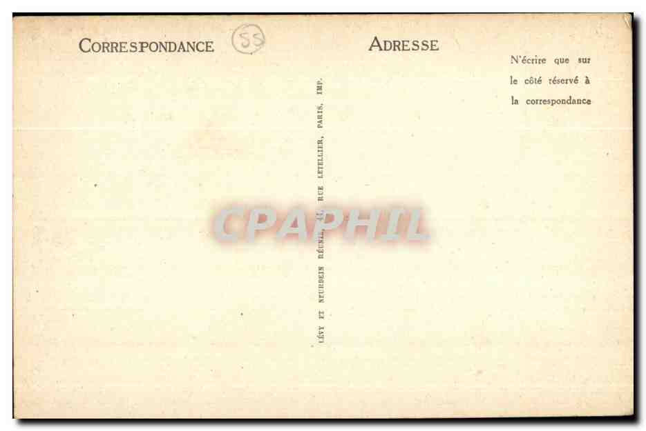 CPA Bar Le Duc LE Monument De 1870 Coq — Rückseite