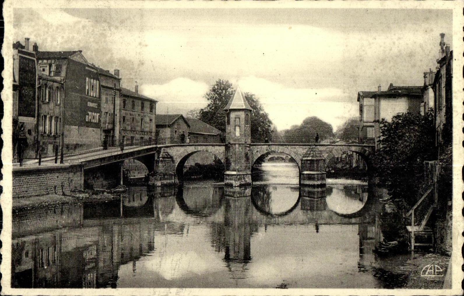 Bar-le-Duc — Vue sur le Pont Notre-Dame — Éditeur C.A.P. n°7