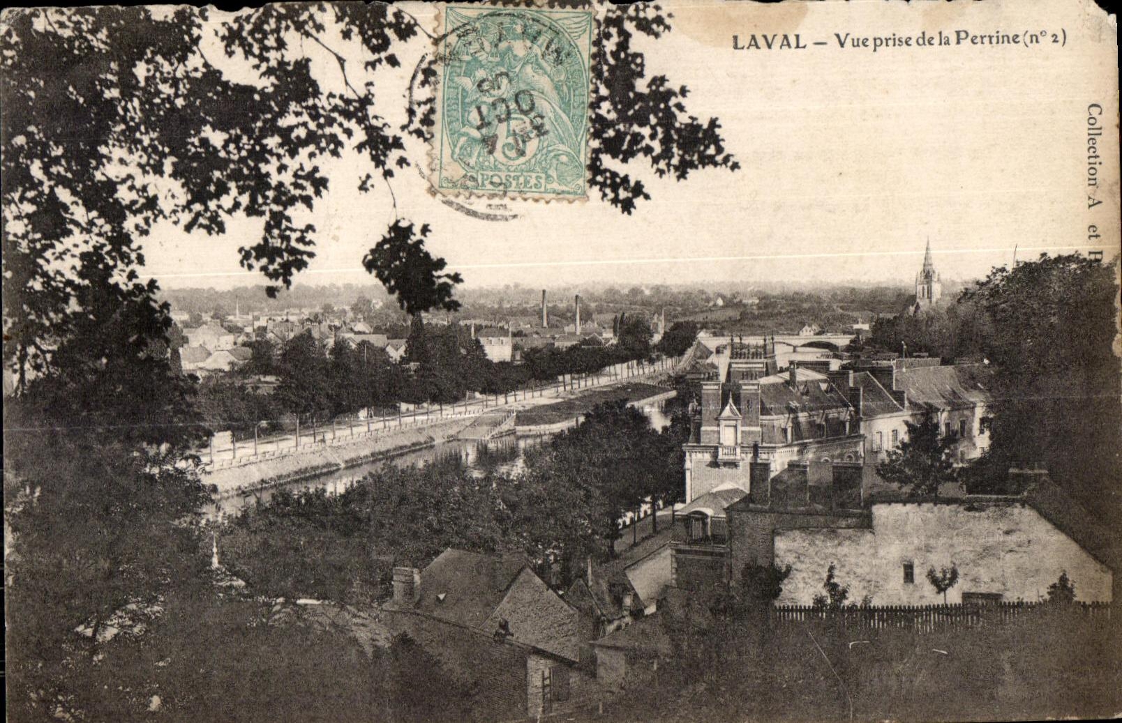 CPA Laval Vue prise de la Perrine