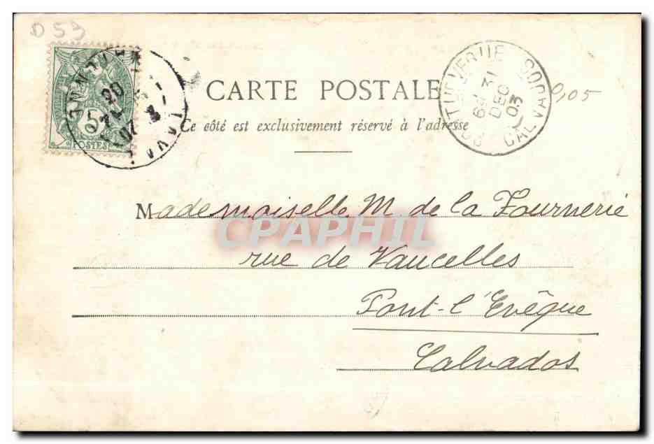 CPA Laval Vue de la Tour Rennaise Prise du Chemin de Ronde — Rückseite