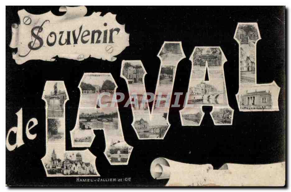 Laval — Souvenir de Laval — Hamel-Jallier & Cie