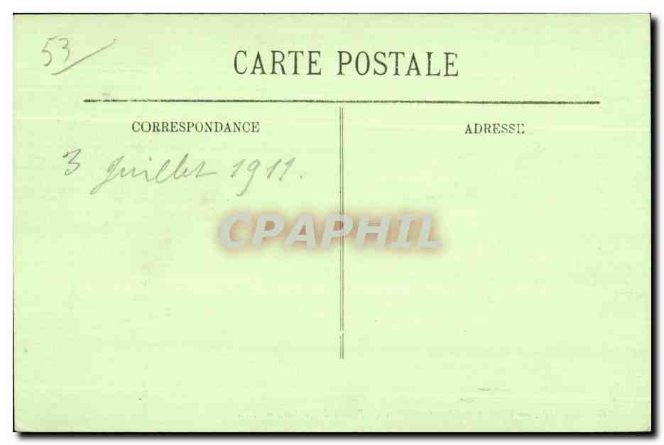 CPA Laval Vue sur la Mayenne Prise du Palais De Justice — Rückseite