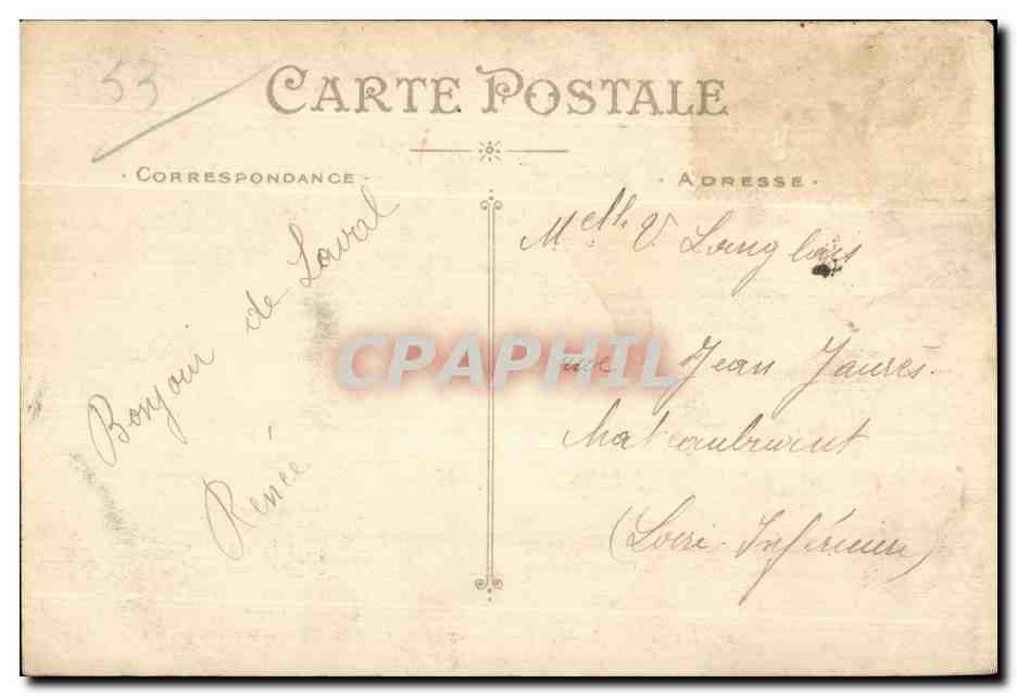 CPA Laval Musee des Beaux Arts contient des oeuvres remarquables — Rückseite