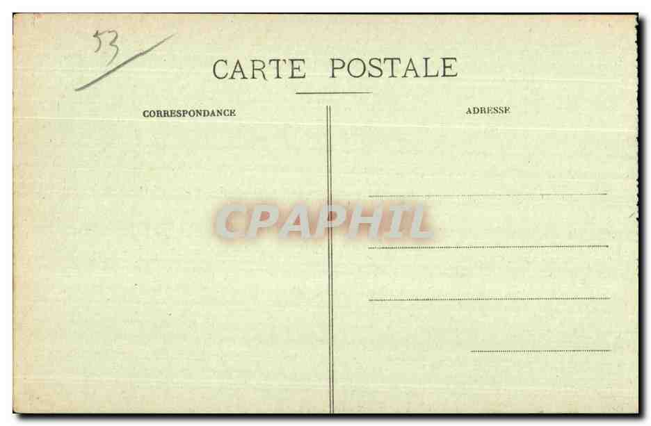 CPA Laval la mairle — Rückseite