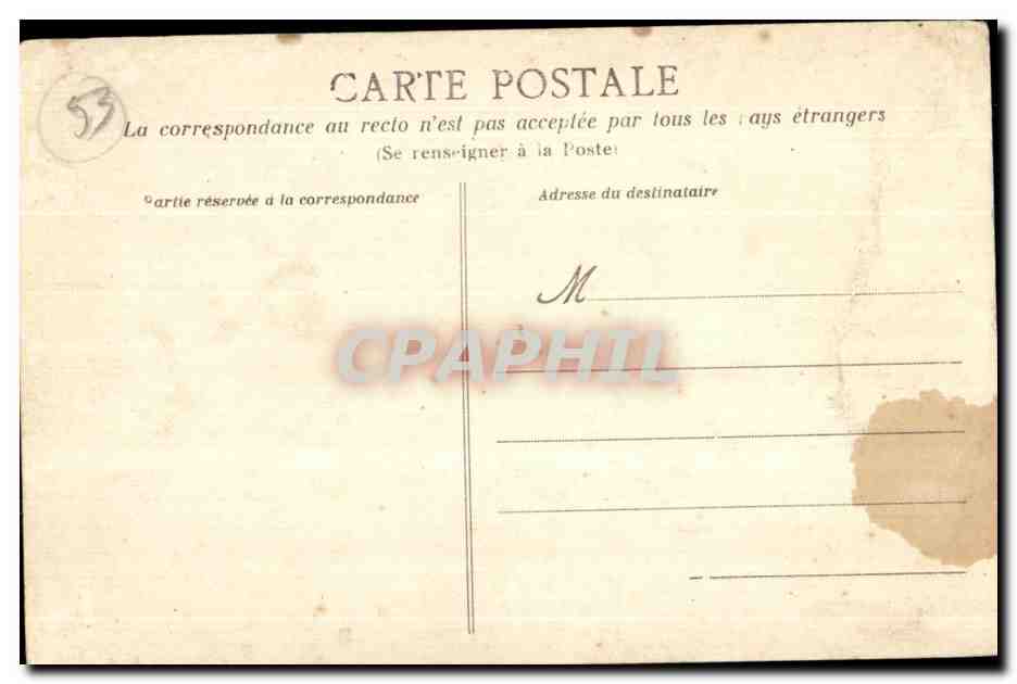 CPA Laval vue prise de la perrine  — Rückseite
