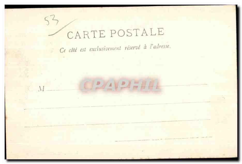 CPA Laval quai jehan fouquet  — Rückseite