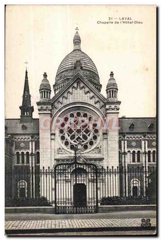 CPA Laval chapelle de l Hotel Dieu 