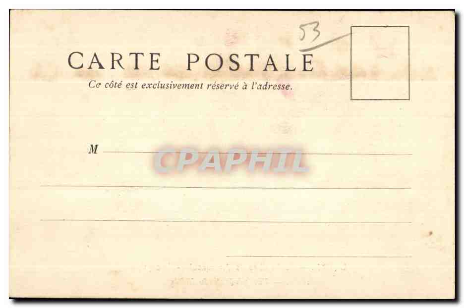 Laval — École libre de l'Immaculée-Conception — Vue générale du Collège — N° 1 — Verso