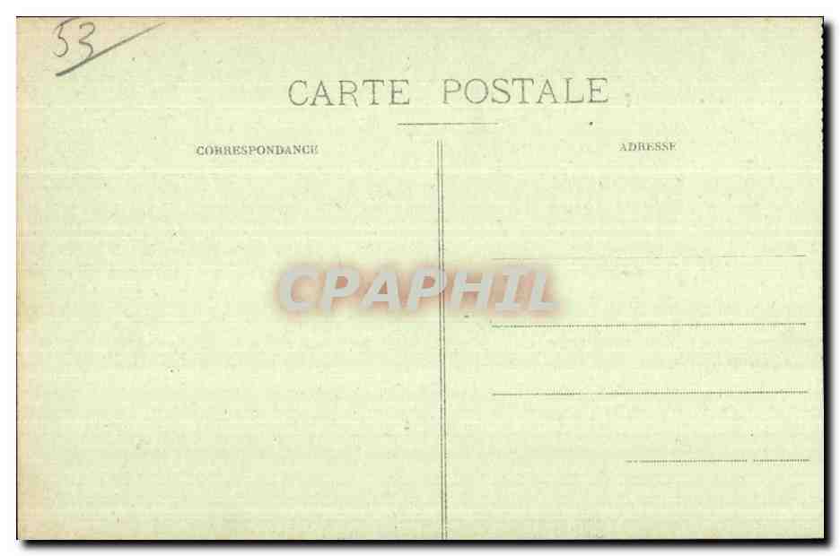 CPA Laval Vue prise de la gare — Rückseite
