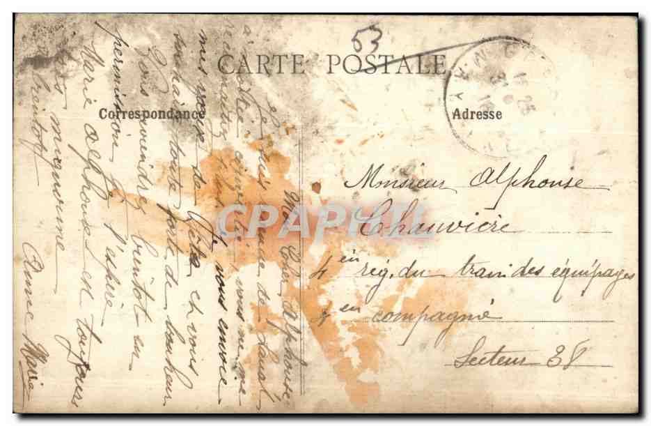 CPA Laval la rue de la paix vue prise du pont neuf — Reverso