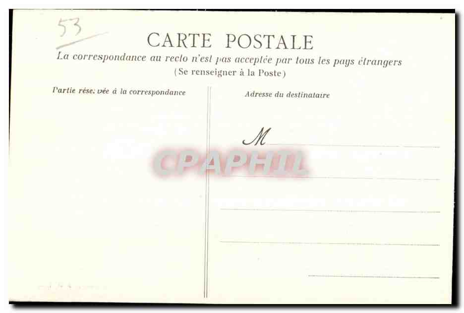 La Vallée — La Cathédrale — L'autel de la Vierge — Reverso