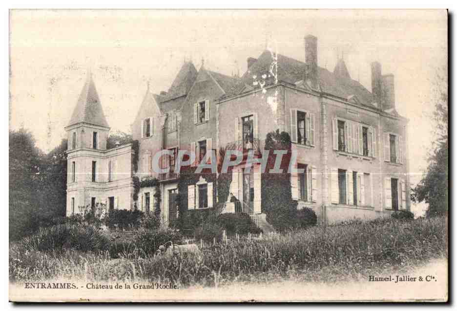 CPA Entrammes Chateau de la grand roche