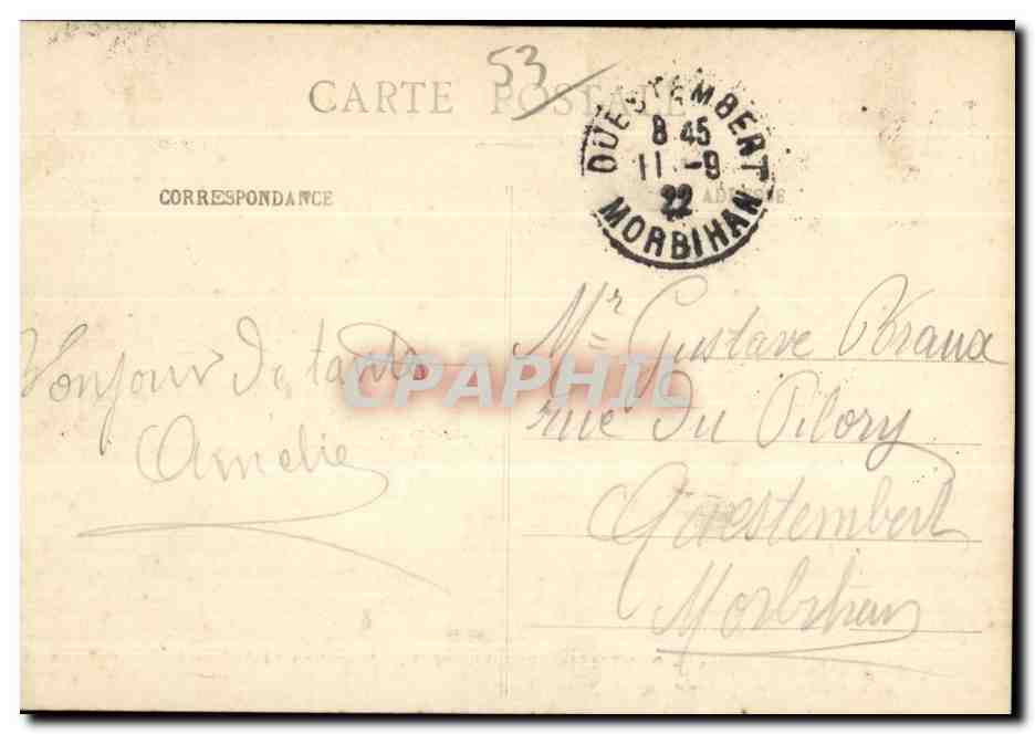 CPA Fetes contantiniennes de pontmain 31 juillet allocution de s em le cardinal lucon — Back