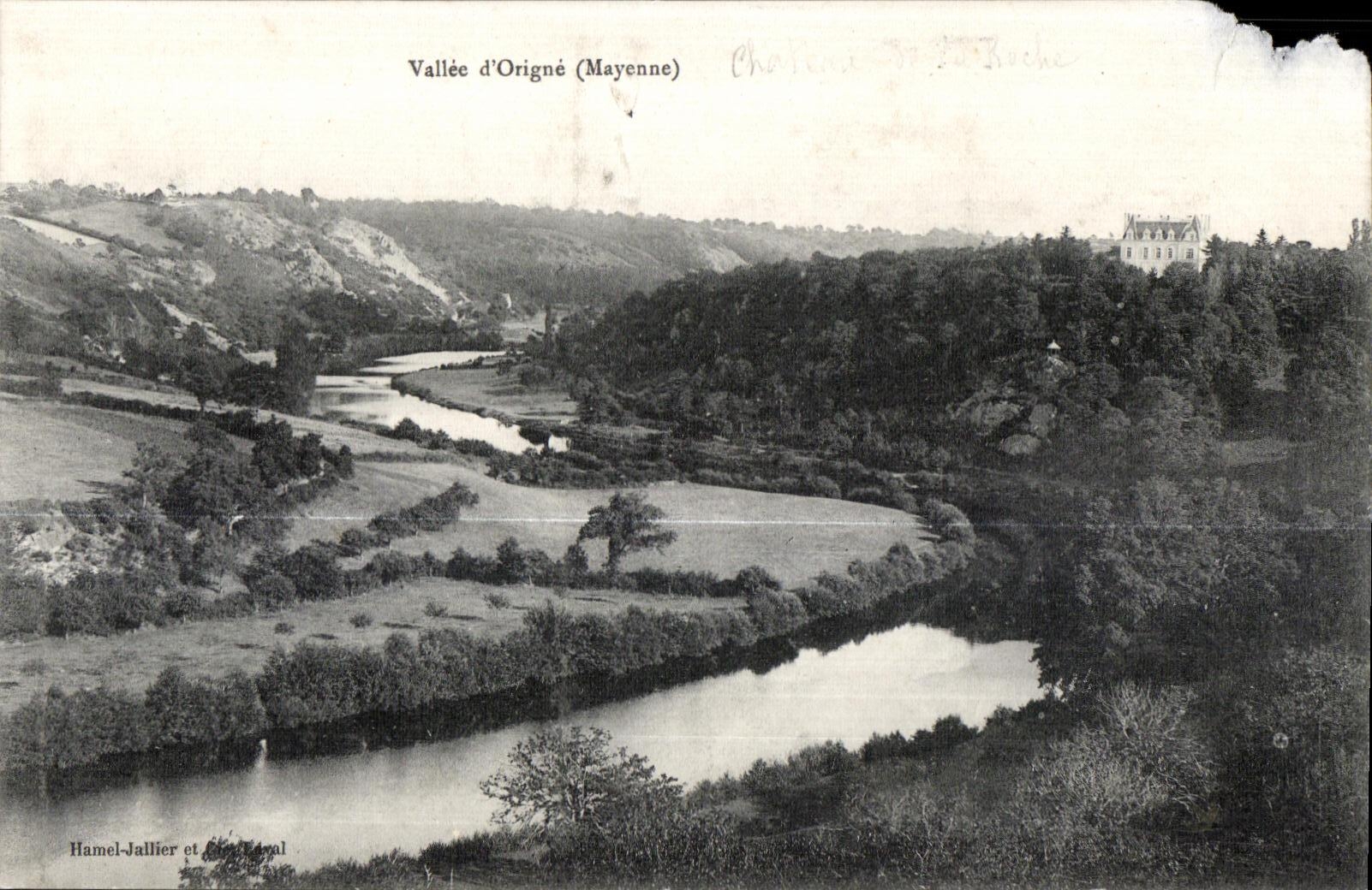 CPA Vallee d Origne mayenne Chateau