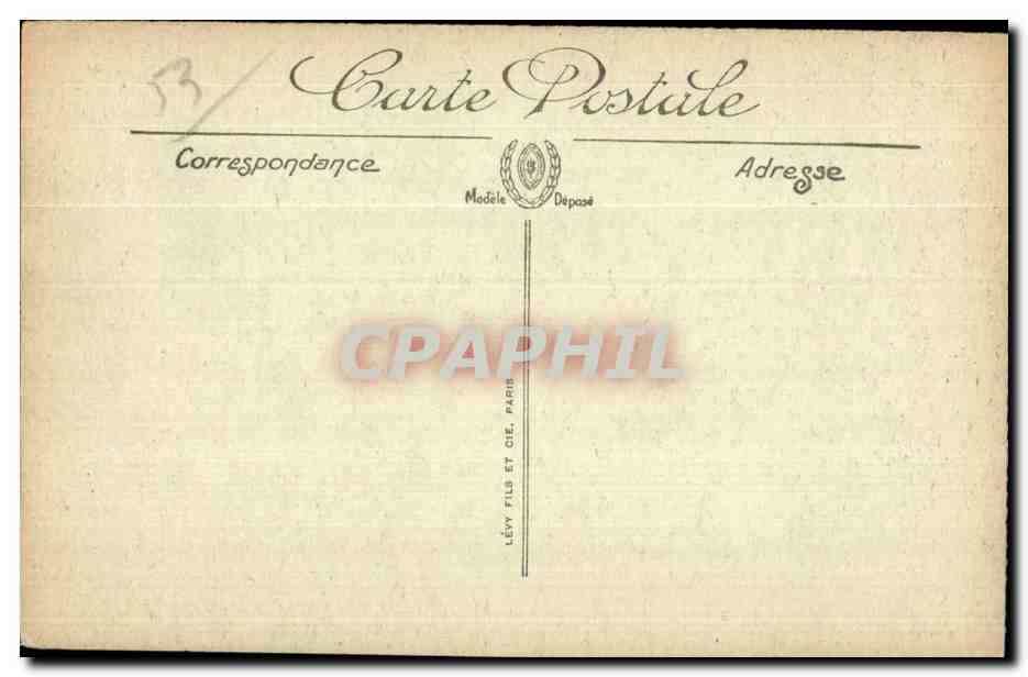 Mayenne — Le Théâtre et la Justice de Paix — Édition Rousseau — Rückseite