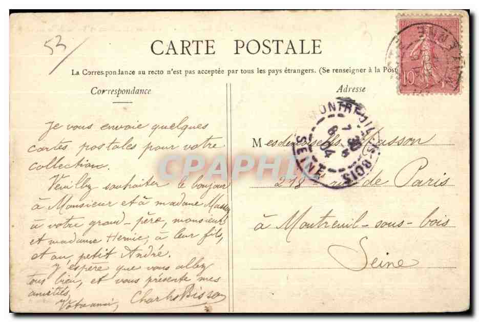 CPA Alpes mancelles moulin des chameaux et vallee de la misere — Rückseite