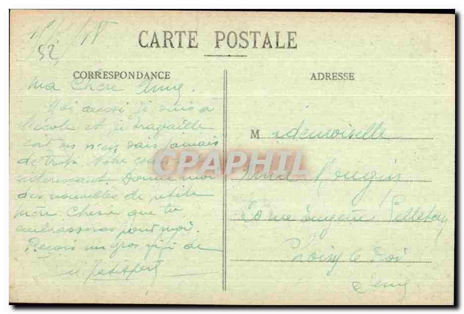 CPA Joinville Hte Marne l Eglise — Rückseite