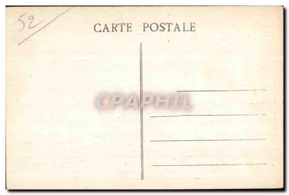 Langres - Vue générale sur la Ville et les Remparts, côté Est — Librairie-Photographe Paul Mongin, à Langres — Verso