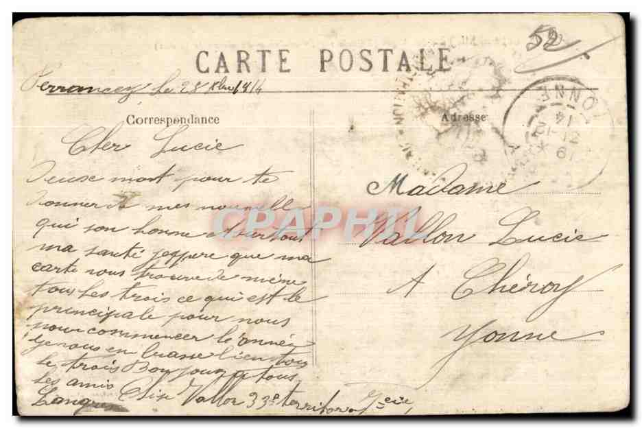 Langres — Vue prise des Auges (Altitude : 475 m au-dessus du niveau de la mer) — Veyssière, phot. — Reverso