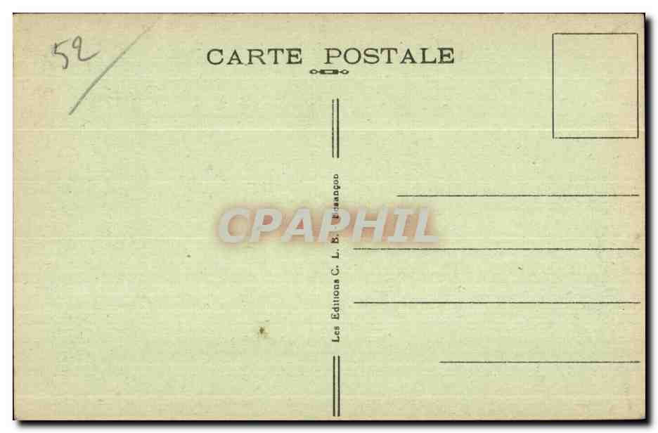 CPA Langres Avenue Turenne Les Casernes Militaria  — Back