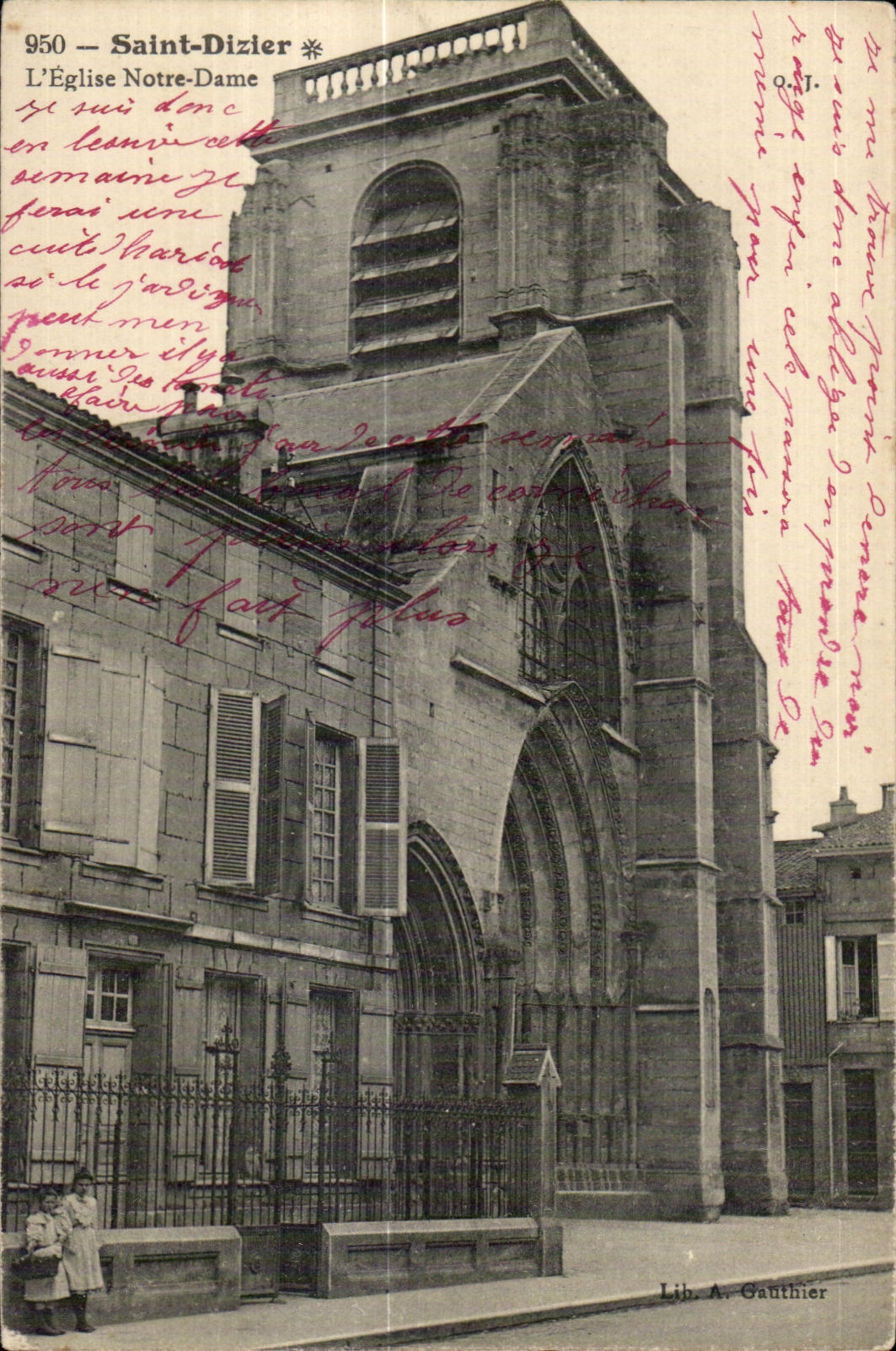 Saint-Dizier — L'Église Notre-Dame — Lib. A. Gauthier, n° 950