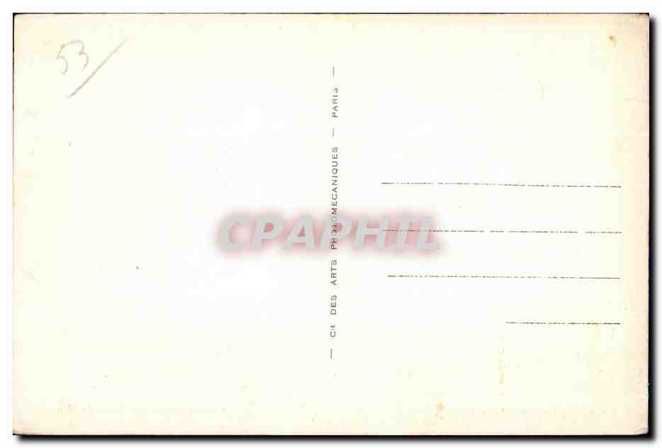 CPA Chateau Gontier Promenades du Bout du Monde — Rückseite