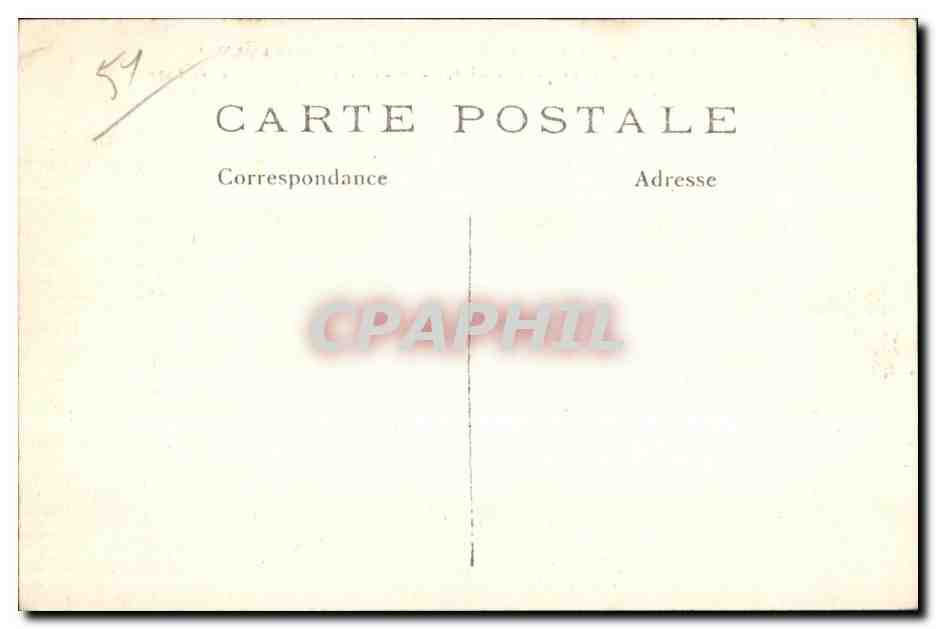 CPA La Grande Guerre Balaille de la Marne Cimetiere de Chambry — Rückseite