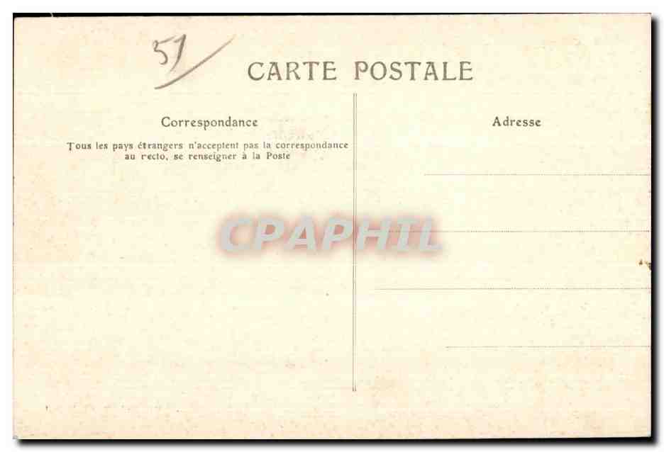 CPA Boursault Le Pare et la route du Chateau — Rückseite