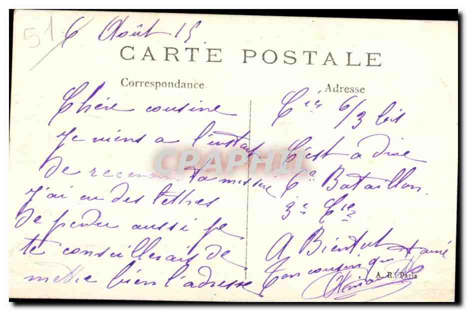 CPA La Grande Guerre Debris de la Bataille de la Marne a la Gare de la Fere Champenoise Militaria — Back