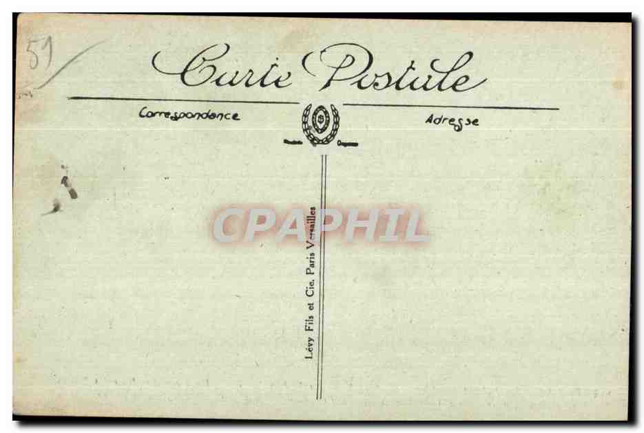Les Ruines de la Grande Guerre — La Ville-au-Bois — Un Coin du Bois des Buttes — LL — Verso
