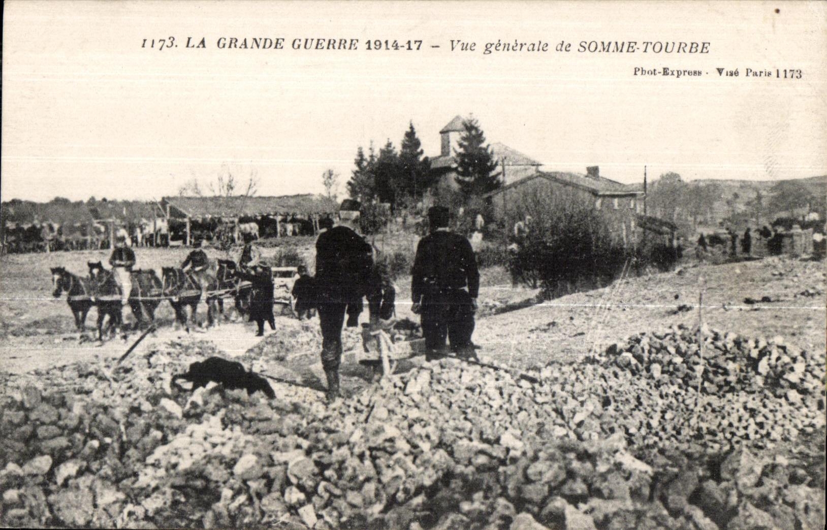 Somme-Tourbe — Vue générale — Phot-Express, Vizé Paris 1173