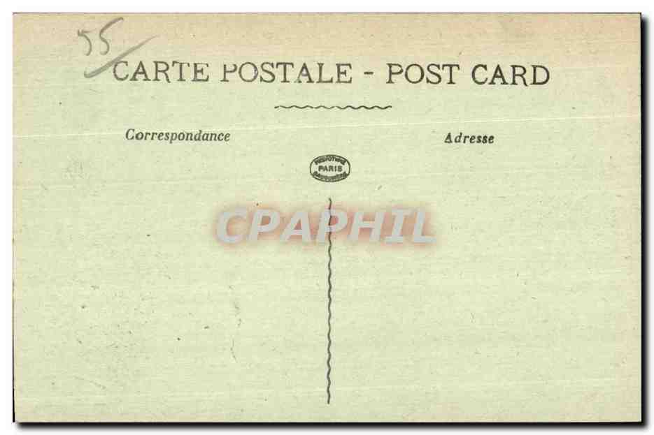 Bataille de VERDUN — Fort de Tavanne - Les tossés — La Pensée — Verso