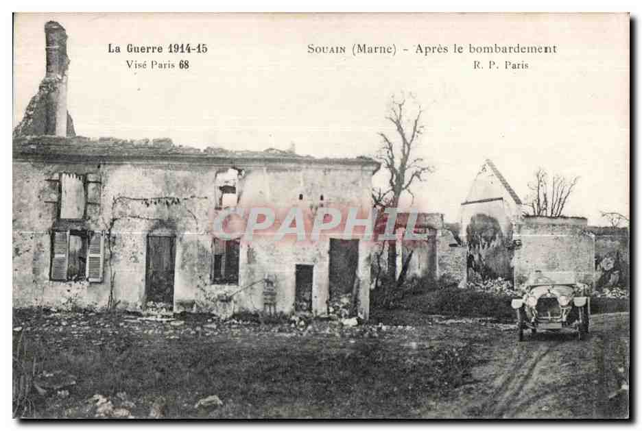 Souain (Marne) — Après le bombardement — R.P. Paris