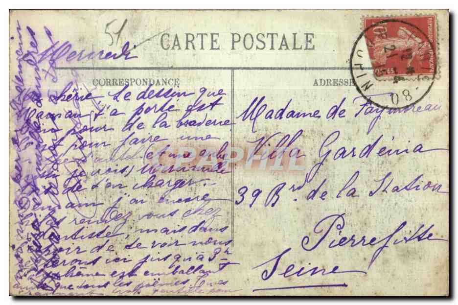 Inspection de travaux aux avant-postes dans les bois de Vauguais — Guerre 1914-1915 — LL — Back