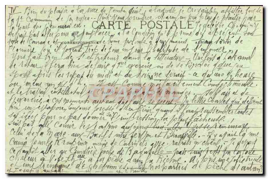Tranchées allemandes au Ravin des Meurissons et Bolante — La Guerre en Argonne — Éditeur St. Menehould — Back