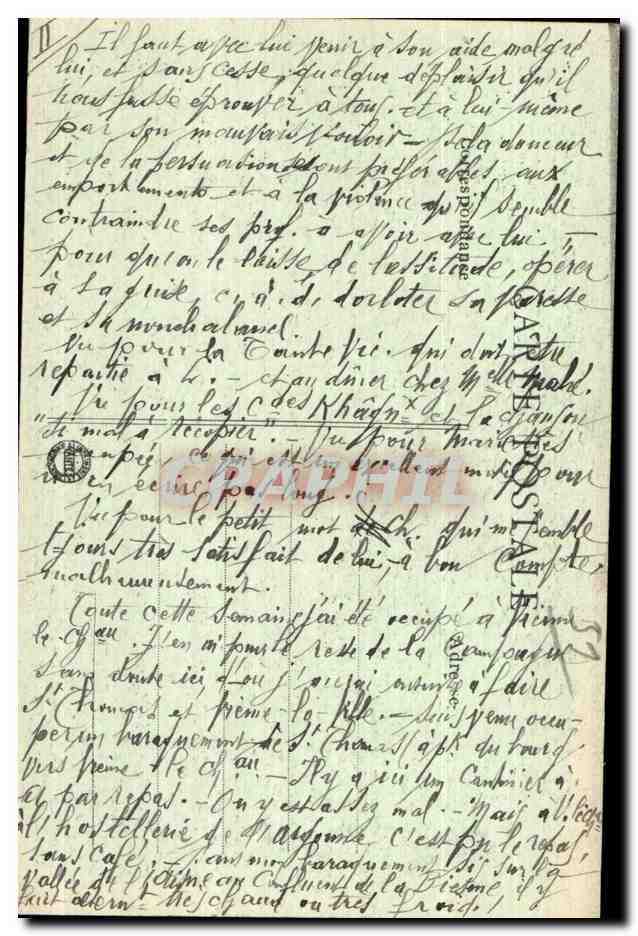 Forêt de l'Avonne — après la Guerre — éditeur Desingy, La Harazée — Back