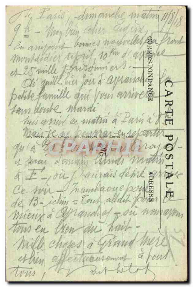 Ruines de Vienne-le-Château en Argonne — La Guerre en Argonne — Éditeur : Meulengracht — Back