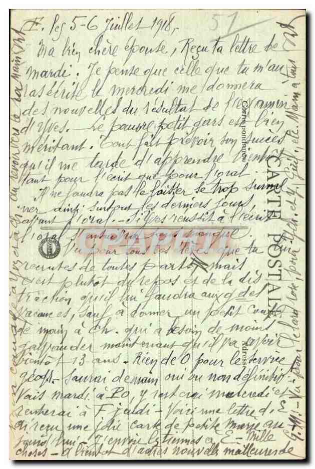 CPA La Grande Guerre en Champagne Argene Meuse Le Four De Paris Le Chateau crible par les balles Militaria — Back