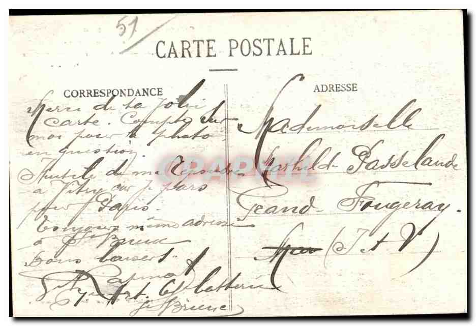 Mont-Moret, près Vitry-le-François (Marne) — Tombes de Soldats Français morts au Champ d'honneur — Visé Paris — Verso