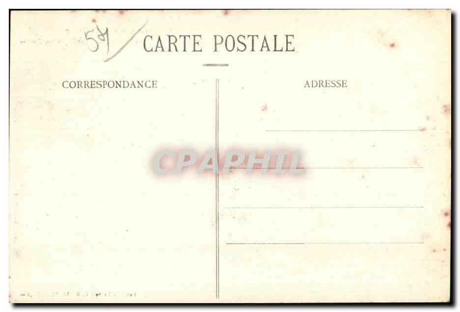Gerbéviller-la-Martyre — Faubourg de Moyen en Ruines — Gerbéviller, n°54 — Rückseite
