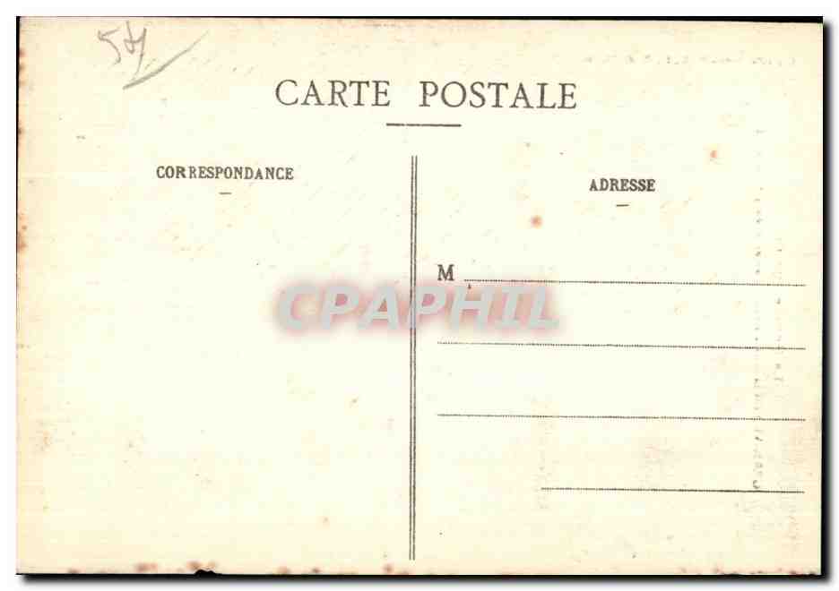 CPA Militaria CPA La Grande Guerre Berbeviller la Martyre Tombeau du 36e Colonial — Rückseite