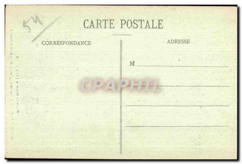 CPA Militaria CPA Grand Guerre 1914-15-16 Gerbeviller Interieur de l Eglise apres le bombardement — Rückseite